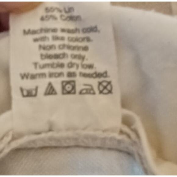 J. Crew Men's Tan Linen Cotton Beach Shorts Size 38 Waist Inseam 8 inches - Picture 7 of 7